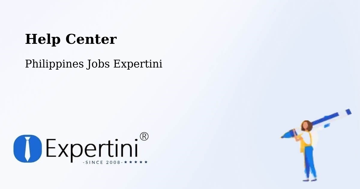 Help Center – Ganapi - Philippines Jobs Expertini