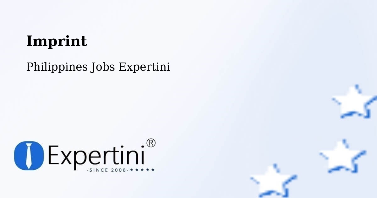 Imprint – Ganapi - Philippines Jobs Expertini