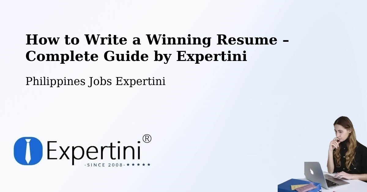 Resume Writing Guide for Job Seekers – Ganapi - Ganapi, Philippines Jobs Expertini